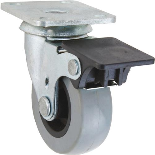 3546 Shepherd Thermoplastic Swivel Plate Caster With Brake
