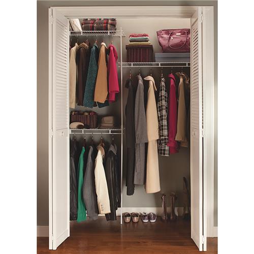 164000 ClosetMaid 5 Shelf and Rod Closet System