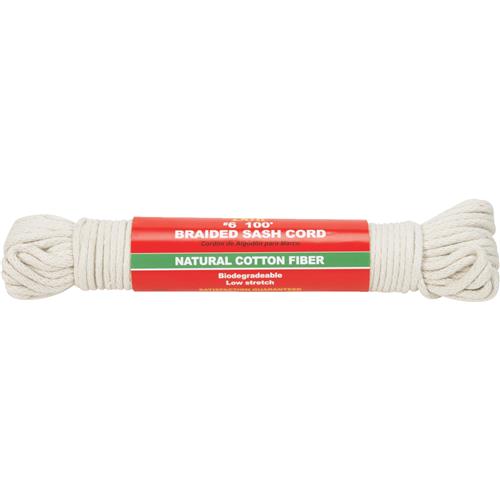 218847 Do it Best Solid Braided Cotton Sash Cord