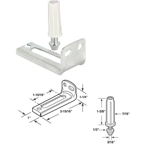N 6992 Prime-Line Bottom Pivot Bracket & Pin Kit