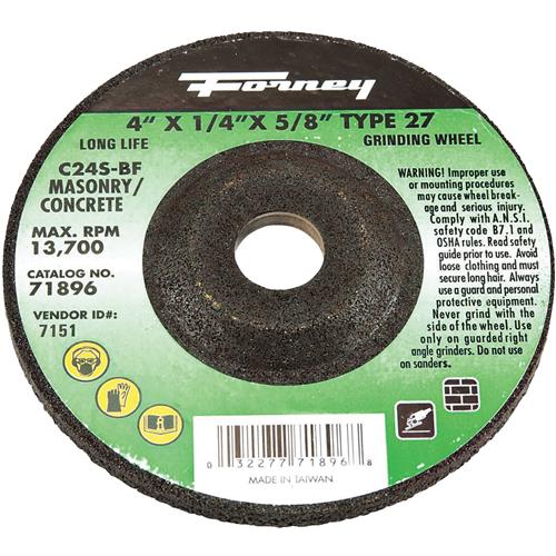 71876 Forney Type 27 Cut-Off Wheel