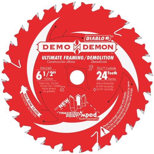 D0724DA Diablo Demo Demon Circular Saw Blade