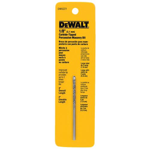 DW5230 DeWalt Percussion Masonry Drill Bit