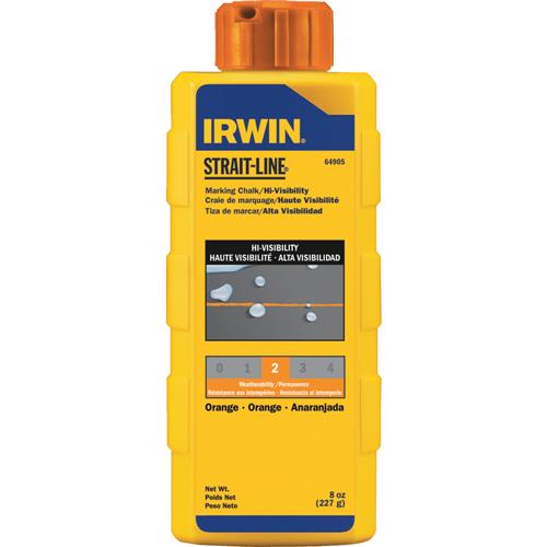 65105 Irwin STRAIT-LINE Hi-Visibility Chalk Line Chalk