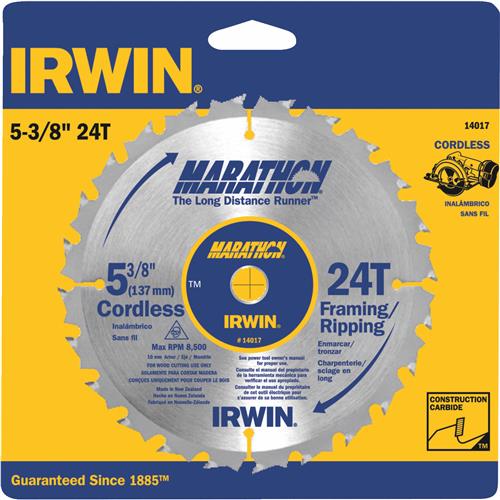 14017 Irwin Marathon Circular Saw Blade