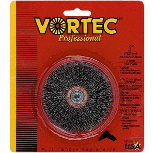 36011 Vortec 3" Crimped Wire Wheel Brush