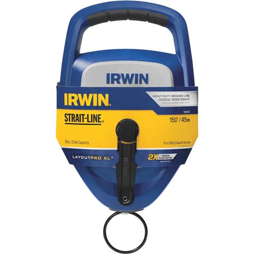 IWHT48446 Irwin STRAIT-LINE LayoutPro XL Chalk Line Reel chalk line reel