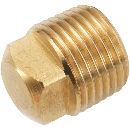756109-02 Anderson Metals Yellow Square Head Brass Plug