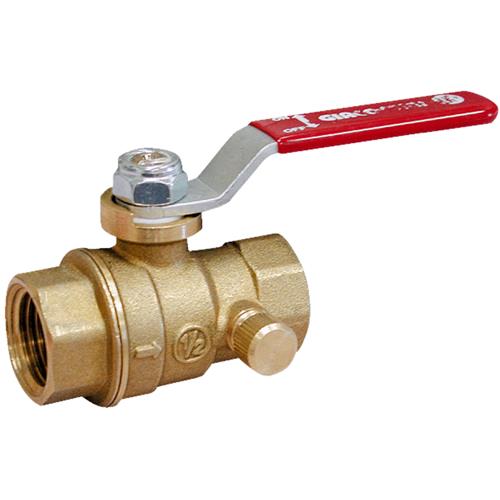 107-755NL ProLine Low Lead Full Port Ball Valve With Waste