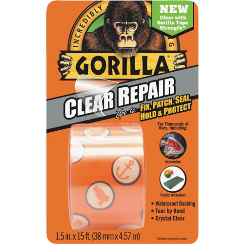 6015002 Gorilla Crystal Clear Duct Tape