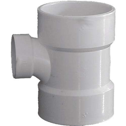 PVC 00401  0600HA Charlotte Pipe PVC Reducing Sanitary Tee