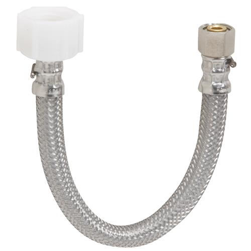 B1T09 Fluidmaster Braided Stainless Steel Toilet Connector