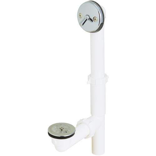 64B Keeney Trip Lever Bath Drain with Strainer and Dome Grid