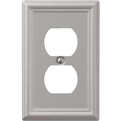 149DDB Amerelle Chelsea Stamped Steel Outlet Wall Plate