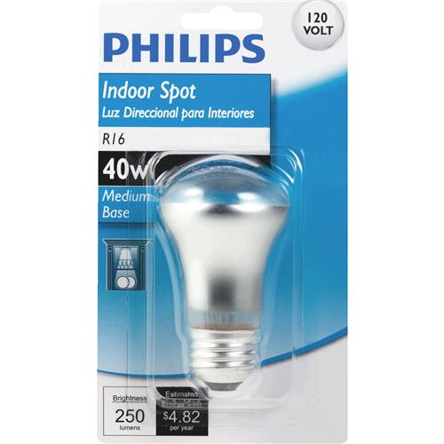 569624 Philips R16 Incandescent Spotlight Light Bulb