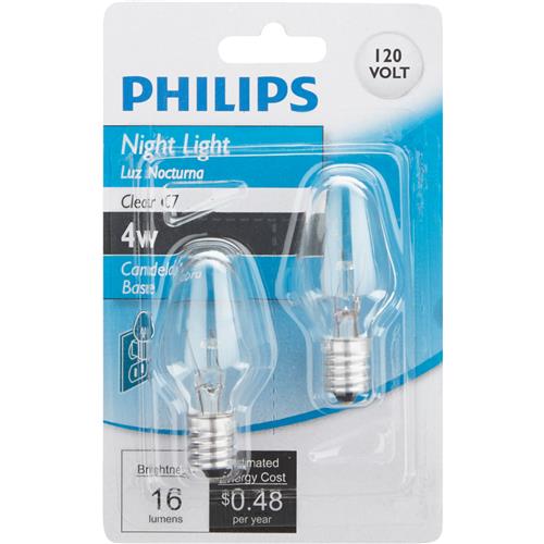 570168 Philips C7 Incandescent Night-Light Bulb