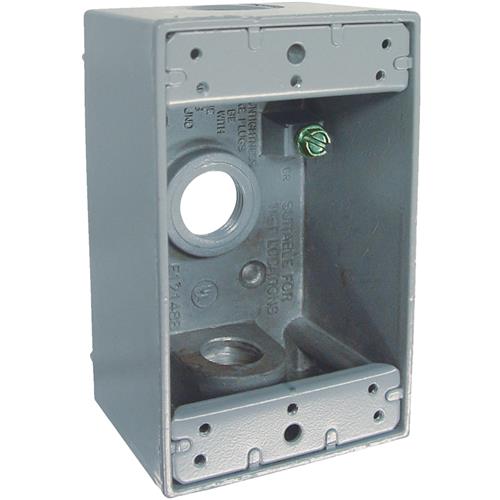 5320-5 Bell Single-Gang Weatherproof Outdoor Outlet Box