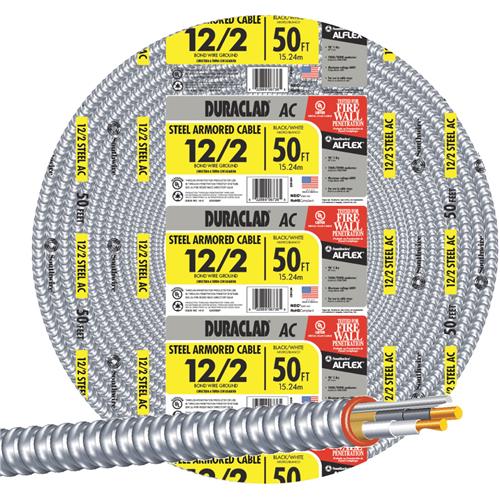 55274901 Southwire 12/2 Steel Armored Cable Electrical Wire