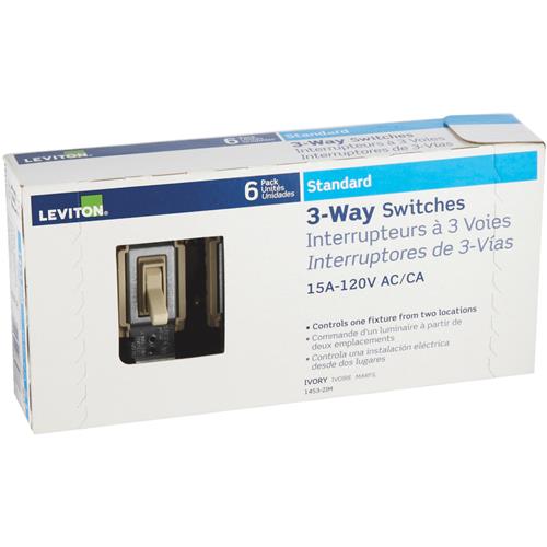 M02-1453-2WM Leviton Quiet 3-Way Switch