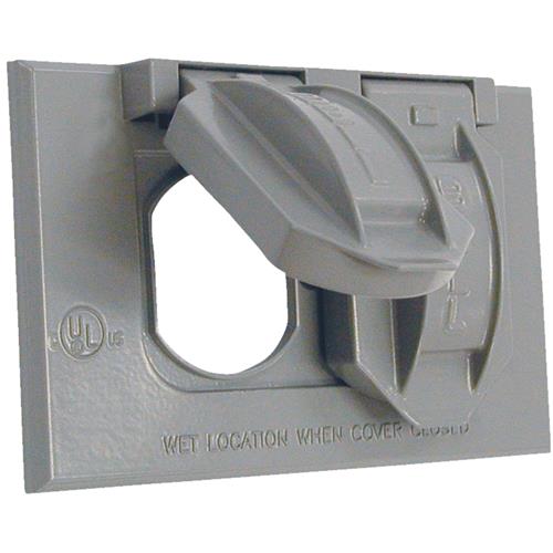 5180-5 Bell Aluminum Weatherproof Outdoor Outlet Cover