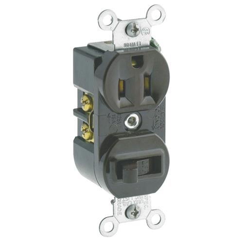 52250WS Leviton Heavy-Duty Switch & Outlet