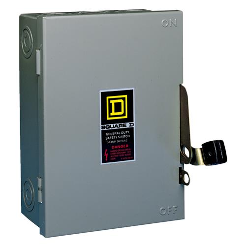 D221NCP Square D Fusible Safety Switch With Neutral