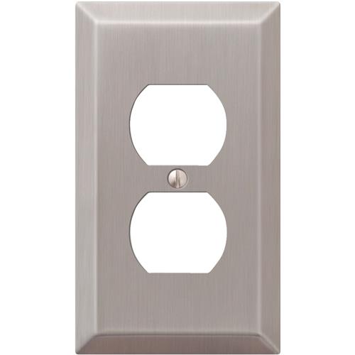 154D Amerelle Stamped Steel Outlet Wall Plate