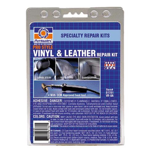 81781 PERMATEX Pro Style Vinyl And Leather Repair Kit