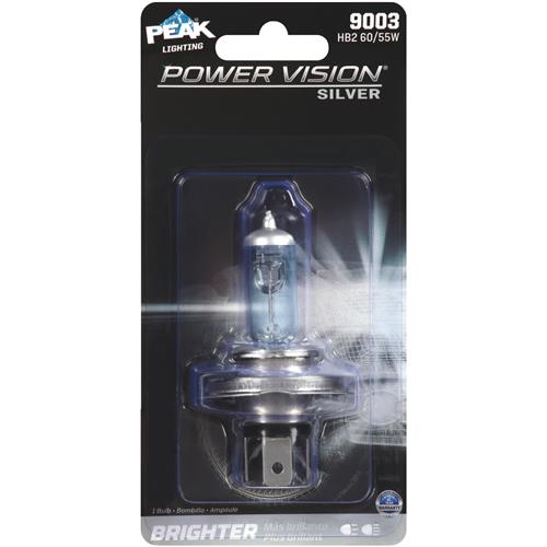 9003PVS-BPP PEAK Power Vision Silver Halogen Automotive Bulb