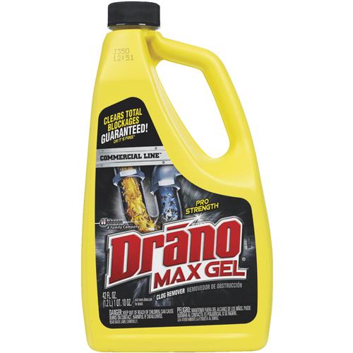 22118 Drano Commercial Line Max Gel Drain Cleaner Clog Remover