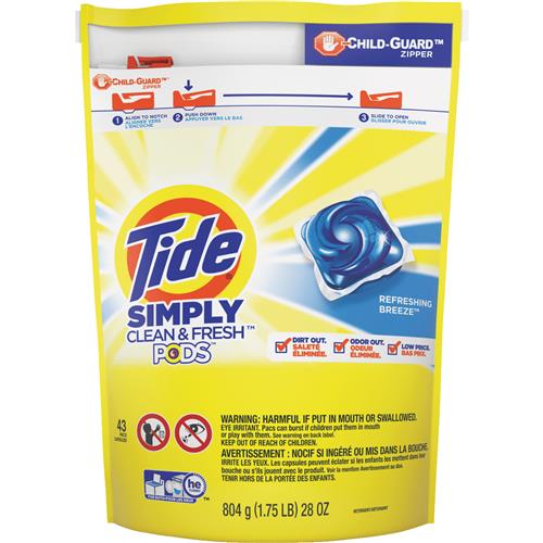 3700044311 Tide Simply Clean & Fresh High Efficiency Laundry Detergent