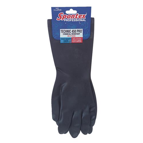 33555 Spontex Technic 450 Pro Neoprene Rubber Glove