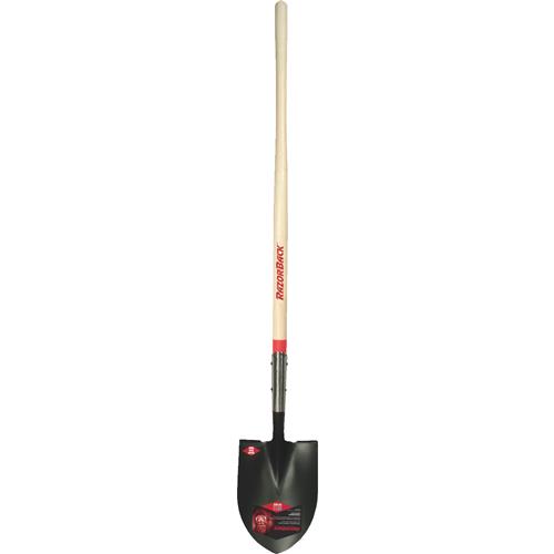 45657 Razor-Back Wood Handle Round Point Shovel