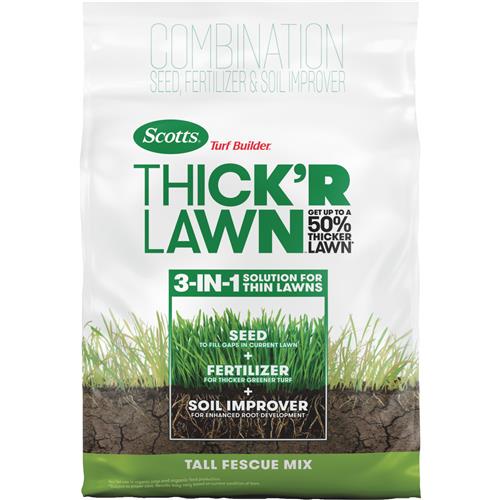 30073 Scotts Turf Builder ThickR Lawn Combination Grass Seed, Fertilizer, & Soil Improver