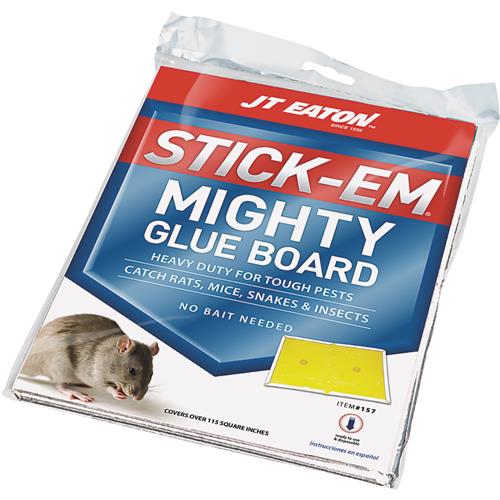 157 JT Eaton Stick-Em Mighty Glue Board Mouse & Rat Trap