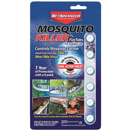 705000A BioAdvanced Mosquito Killer Fizz Tabs killer mosquito