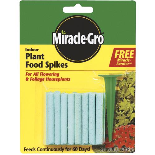 1002522 Miracle-Gro Indoor Plant Food Fertilizer Spikes