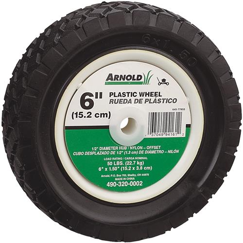 490-320-0002 Arnold Diamond Tread Offset Hub Wheel