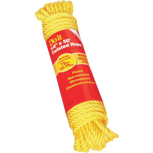 729402 Do it Best Twisted Polypropylene Packaged Rope