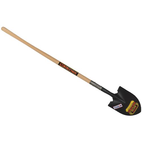 PRL-RBA-SP Truper Pro Wood Handle Industrial Round Point Shovel