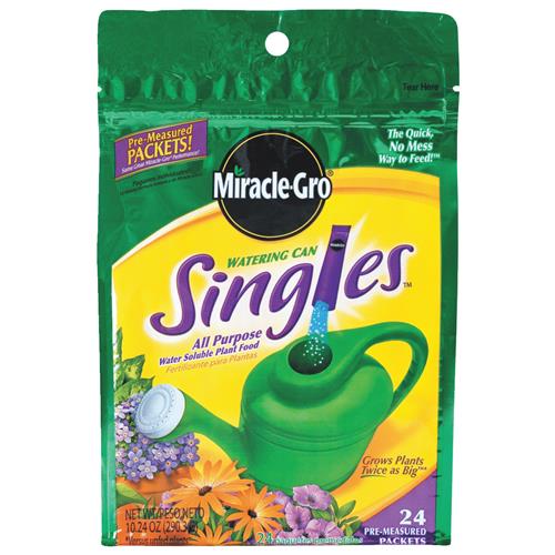 101430 Miracle-Gro Watering Can Singles Dry Plant Food