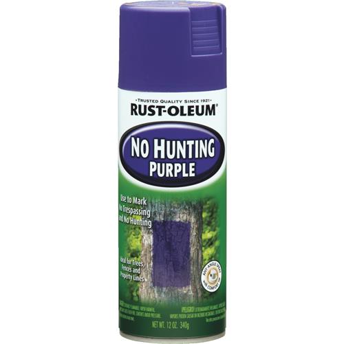 270970 Rust-Oleum No Hunting Purple Spray Paint