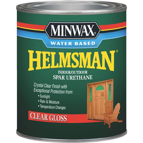 630500444 Minwax Helmsman Water-Based Spar Interior/Exterior Varnish
