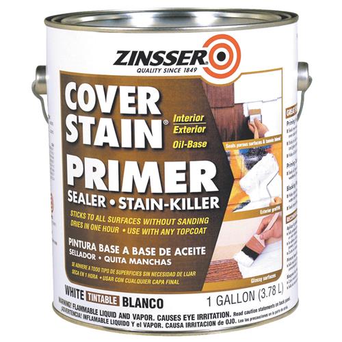 3500 Zinsser Cover-Stain Oil-Base Interior/Exterior Sealer And Stain-Killer Primer