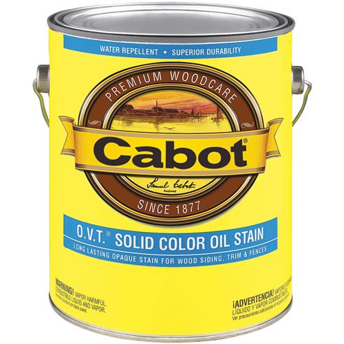 140.0006707.007 Cabot VOC Compliant O.V.T. Solid Color Exterior Stain exterior stain