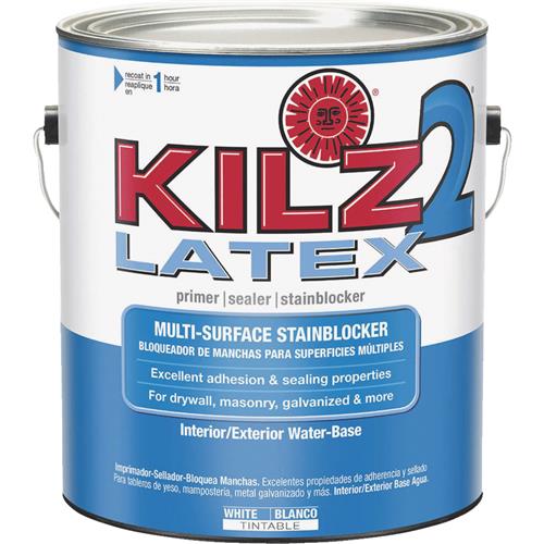 20000P KILZ 2 Latex Interior/Exterior Sealer Stain Blocking Primer