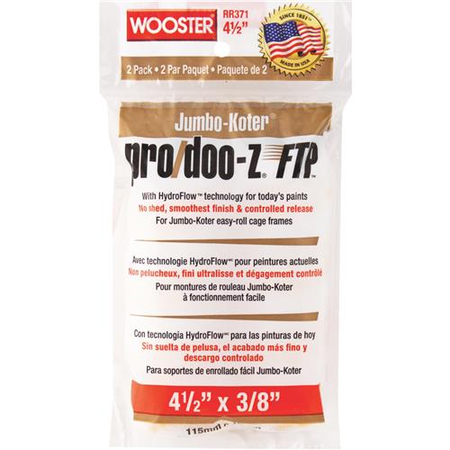 RR381-4 1/2 Wooster Jumbo-Koter Pro/Doo-Z FTP Woven Fabric Roller Cover