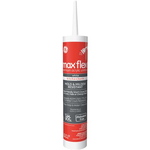 2737292 GE Max Shield Ultra Seal Kitchen & Bath Acrylic Caulk
