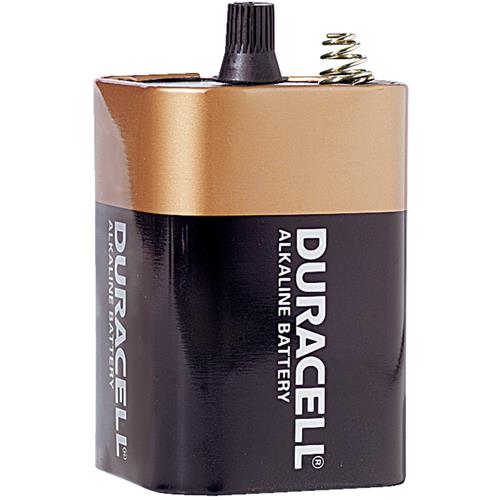 9006 Duracell CopperTop 6V Spring Terminal Alkaline Lantern Battery