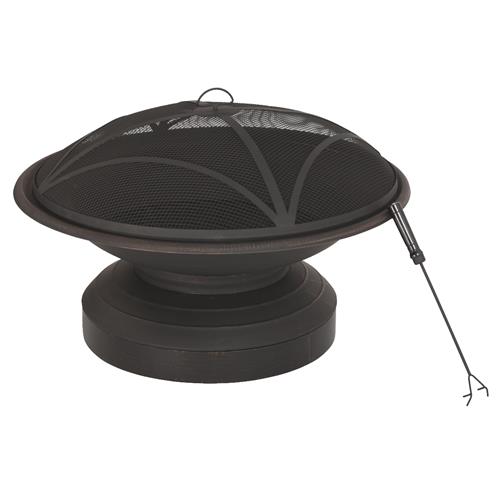 FT-51158B Outdoor Expressions 35 In. Pedestal Fire Pit